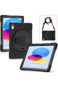 Ipad 10. Nesil 10.9 Inc 2022 Kılıf Askılı Standlı Tank A2696 A2757 A2777 (DEFENDER) - 1