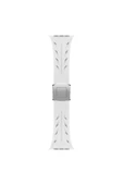 Apple Watch 7 45mm KRD-127 Metal Tokalı Silikon Kordon-Turuncu - 5