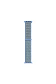 Uyumlu Watch 40mm Kordon Band-03 Serisi Hasır Strap Kayış-Tahoc Blue - 1