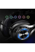 RGB Led Lambalar İle Göz Alıcı Tasarım Kulak Üstü Kablolu Kulaklık (Eksa E3000 3.5mm Kulaklık) - 5