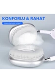 Heptekiletişim P9 Hi-fi Ses Kalitesi Ayarlanabilir Ve Katlanabilir Kulak Üstü Bluetooth Kulaklık thumbnail 2