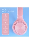 Heptekiletişim M6 Pro Ayarlanabilir Ve Katlanabilir Kulak Üstü Bluetooth Kulaklık-mavi - 2