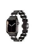 Apple Watch 2/3/4/5/6/7/8/9/se/ultra/nike 42mm 44mm 45mm 49mm Metal Kordon Tasarım (KRD-96) - 2