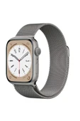 Apple Watch 2/3/4/5/6/7/8/9/se/nike 38mm 40mm 41mm Metal Kordon Tasarım (KRD-98) - 2