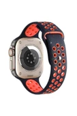 Apple Watch 7 45mm Kordon Yeni Seri 2023 Krd-02 Strap Kayış Clo- Krem - 2