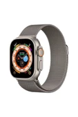 Apple Watch 2/3/4/5/6/7/8/9/se/ultra/nike 42mm 44mm 45mm 49mm Metal Kordon Tasarım (KRD-98) - 2