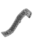 Samsung Galaxy Watch 42mm (20MM) Mat Seramik Metal Heptekiletişim Kordon-siyah - 3