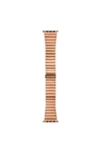 Apple Watch 7 41mm Kordon Krd-79 Metal Strap Kayış Clo- Gri - 5