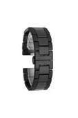 Samsung Galaxy Watch 42mm (20MM) Mat Seramik Metal Heptekiletişim Kordon-siyah - 2