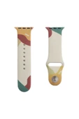 Watch 2/3/4/5/6/7/8/se/ultra/nike 42mm 44mm 45mm 49mm Silikon Kordon Tasarım (KRD-62) Uyumlu - 4