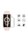 Huawei Band 6 Ekran Koruyucu Kavisli Silikon Yapılı Nano (narr Tpu Body) - 4