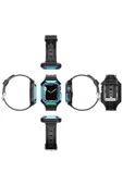 Watch 2/3/4/5/6/7/8/se/ultra/nike 42mm 44mm 45mm 49mm Silikon Kordon Kasa Koruyuculu (KRD-88) - 5