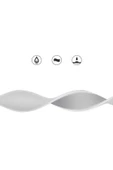 Watch 2/3/4/5/6/7/8/se/nike 38mm 40mm 41mm Uyumlu Mat Silikon Kordon Large 15,5cm (KRD-31) - 5