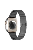 Apple Watch 2/3/4/5/6/7/8/se/ultra 49mm 44mm 45mm 42mm Metal Kordon Çizgi Tasarım (krd-82) - 5