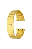 Apple Watch 2/3/4/5/6/7/8/se/ultra 49mm 44mm 45mm 42mm Metal Kordon Çizgi Tasarım (krd-82) - 1