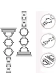 Watch 2/3/4/5/6/7/8/se/nike 38mm 40mm 41mm Metal Kordon Tasarım (KRD-56) - 3