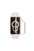 Huawei Band 6 Ekran Koruyucu Kavisli Silikon Yapılı Nano (narr Tpu Body) - 1