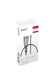 Shira Serisi 3 in 1 USB Kablo 30cm - 2