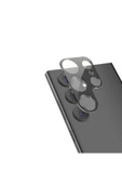 Samsung Galaxy S24 Ultra Kamera Lens Koruyucu Siyah Çerçeveli Korunaklı (3D K.C) - 2