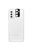 Samsung Galaxy M52 Kamera Lens Koruyucu Siyah Çerçeveli Korunaklı (3D K.C) Siyah - 1