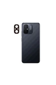 Xiaomi Redmi 12c Kamera Lens Koruyucu Siyah Çerçeveli Korunaklı (3d K.c) Siyah - 2