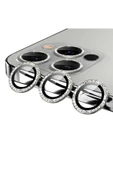 iPhone 11 Pro Uyumlu Zore CL-06 Kamera Koruyucu-Gümüş - 1