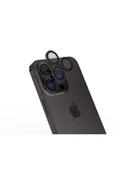Apple Iphone 15 Pro Heptekiletişim Cl-15 Parmak Izi Bırakmayan Anti-refcloive Kamera Koruyucu-siya - 1