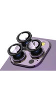 Iphone 13 Pro Safir Kamera Lens Koruyucu -kolay Takma Aparatlı! Cl-12 Yeşil - 1