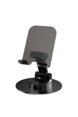 Taşınabilir Katlanabilir 360 Dönebilen Karbon Çelik Tasarımlı Telefon ve Tablet Standı (MS-14) - 2