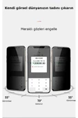 Apple Iphone 12 Pro Max Heptekiletişim Kor Privacy Cam Ekran Koruyucu - 5