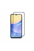 Samsung Galaxy A15 Ekran Koruyucu Kırılmaya Dayanıklı Cam Koruyucu (Muzy-5d) Siyah thumbnail 1