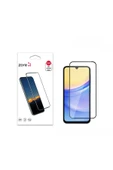 Samsung Galaxy A15 Ekran Koruyucu Kırılmaya Dayanıklı Cam Koruyucu (Muzy-5d) Siyah thumbnail 2