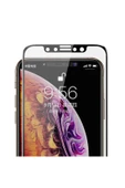 iPhone XS Max 6.5 Hayalet Ekran Koruyucu Tam Kaplayan Kavisli Tasarım (Z-KOR-PRİVACY) Siyah - 3