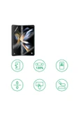 Samsung Galaxy Z Flip 3 Ekran Koruyucu Hizalama Aparatlı Ultra Korunaklı (S-Fit Body) Renksiz - 5