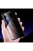 Samsung Galaxy A50 Hayalet Ekran Koruyucu Temperli Tam Kaplayan Tasarım (New 5D Privacy) Siyah - 4