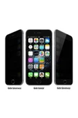 iPhone SE 2022 Hayalet Ekran Koruyucu Tam Kaplayan Kavisli Tasarım (Z-KOR-PRİVACY) Siyah - 5