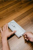Samsung Galaxy S22 Ultra Ekran Koruyucu Kolay Uygulama Aparatlı Silikon Koruyucu (Z-EASY-) Renksiz - 2
