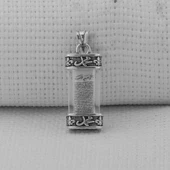 HZ. Muhammed(S.A.V) Yazılı Cevşeni Kebir 925 Ayar Gümüş Kolye Ucu thumbnail 1