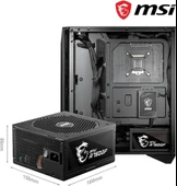 MSI MPG A750GF 750 W Power Supply - Teşhir - 2