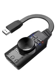 Midex SG-135 Harici Usb Ses Kartı Gaming Pubg Lol Oyun 7.1 Ses Kartı Stüdyo ve Çok Amaçlı - 1