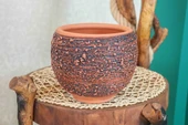 PÜSKÜRTME MODEL TERRACOTA TOPRAK SAKSI - 4