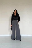 Siyah Saten Gömlek - 1
