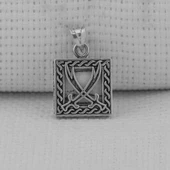 Cevşeni Kebir Dualı Zülfikar Kılıç Tasarımlı 925 Ayar Gümüş Kolye Ucu thumbnail 1