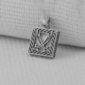 Cevşeni Kebir Dualı Zülfikar Kılıç Tasarımlı 925 Ayar Gümüş Kolye Ucu thumbnail 3