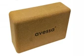 Avessa Cork-Yoga Yoga Blok Mantar Kahverengi thumbnail 1
