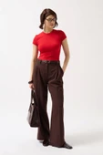 Likralı Basic T-Shirt - 2