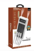 Acl Solar, Led Fenerli Lcd Gösterge Dahili Mikro, Type-C, Lightning PW-60 - 1