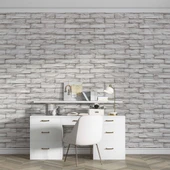 Kesme Beyaz Taş Duvar Kağıdı thumbnail 4