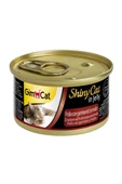 GimCat Shinycat Tavuk&Karides&Malt Özü Kedi Konservesi 70 Gr - 1