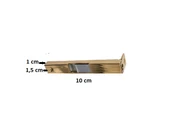 PİRİNÇ GÖMME SÜRGÜ 10 CM SARI - 2